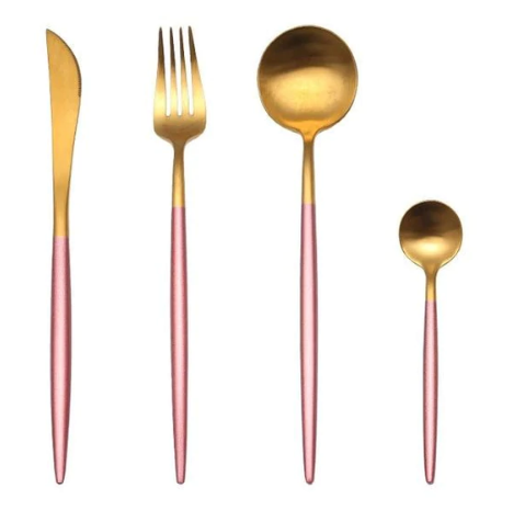 Ensemble Couverts 24 Pièces – Finition Chic Pour Table Raffinée