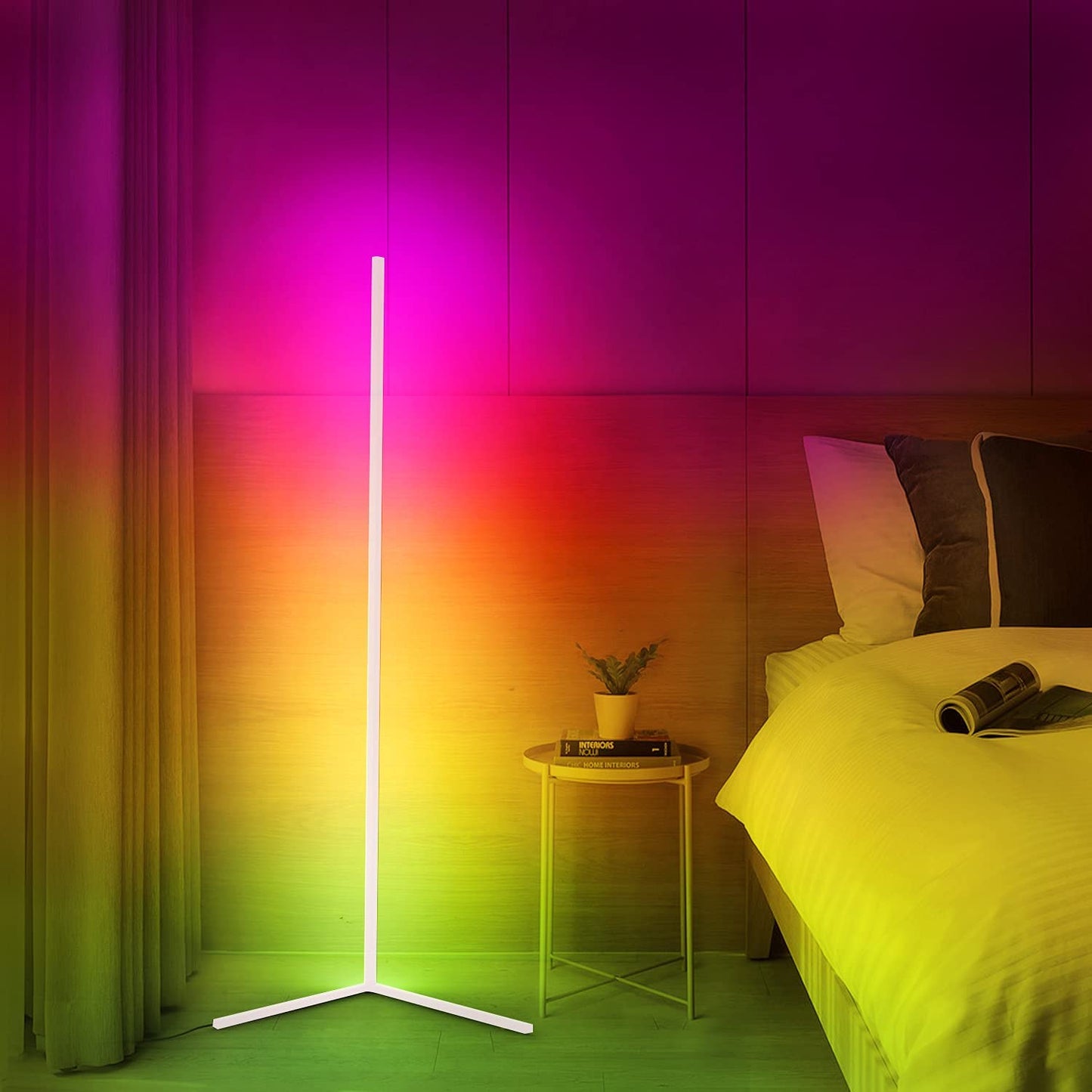 LED Vinkel Lampe – Stemningsbelysning Og Minimalistisk Design