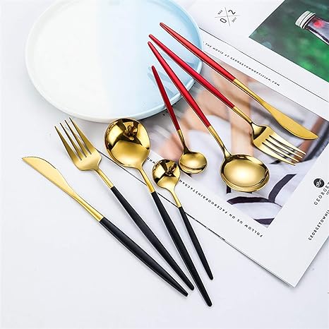Ensemble Couverts 24 Pièces – Finition Chic Pour Table Raffinée
