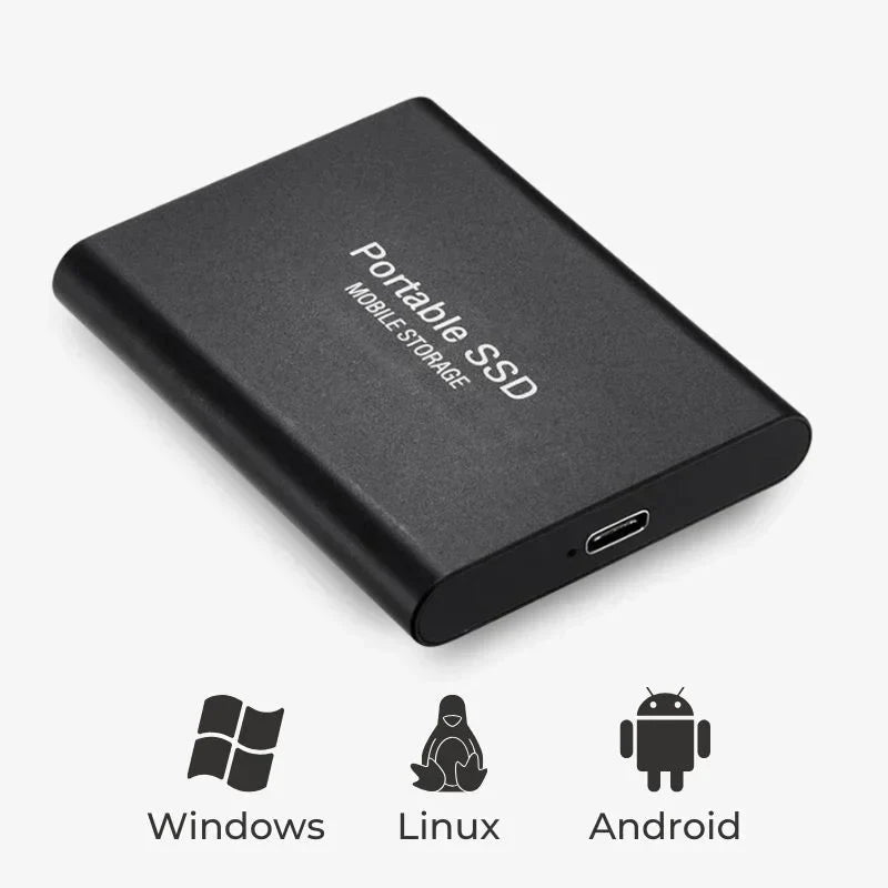 Disco SSD Externo de Alta Velocidade – Transferências Fluídas e Compactas