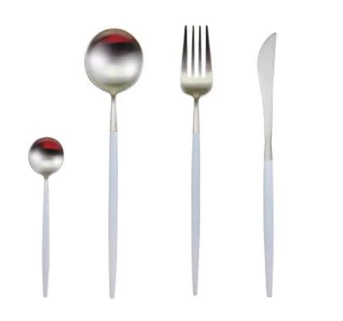 Ensemble Couverts 24 Pièces – Finition Chic Pour Table Raffinée
