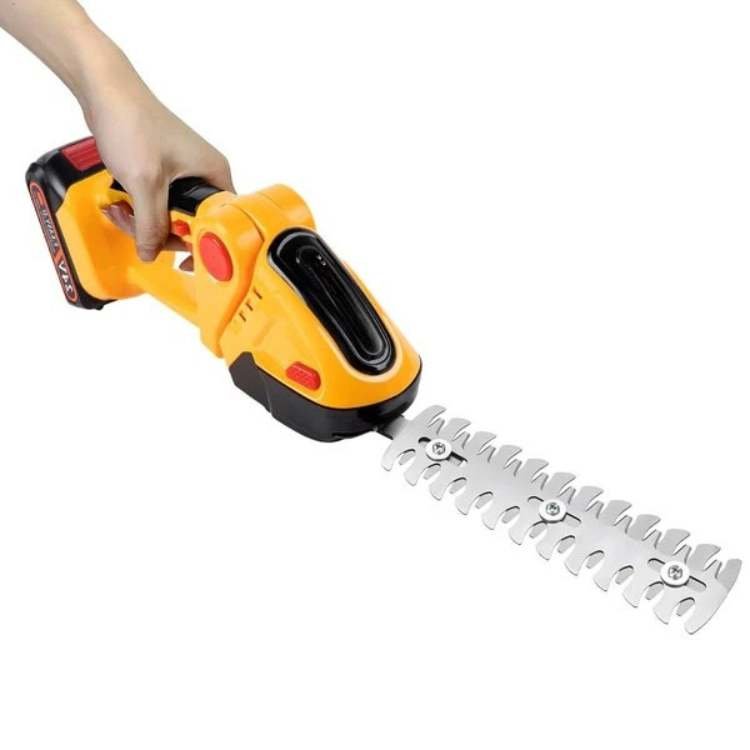Outil De Jardin 2-En-1 Sans Fil — Taille-Haie Et Cisaille Pratique