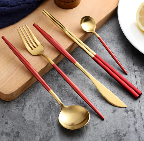 Ensemble Couverts 24 Pièces – Finition Chic Pour Table Raffinée