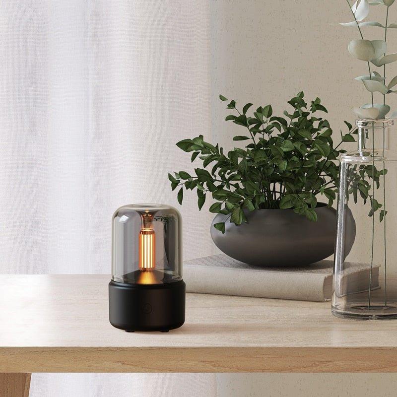 Lampada Diffusore di Aromi — Atmosfera Fiamma Rilassante