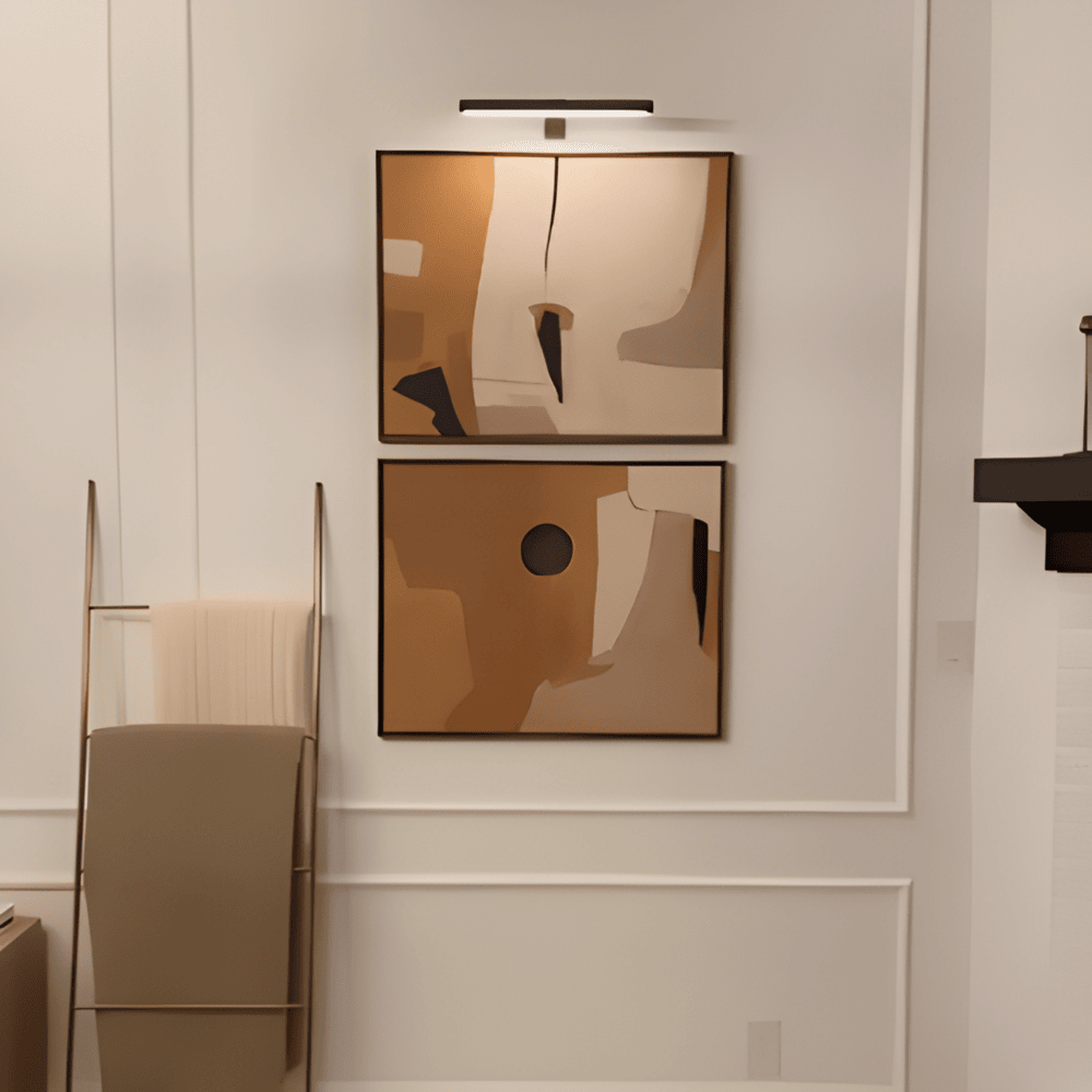 Candeeiro de parede LED recarregável USB sem fios - Rotação total e recarga prática