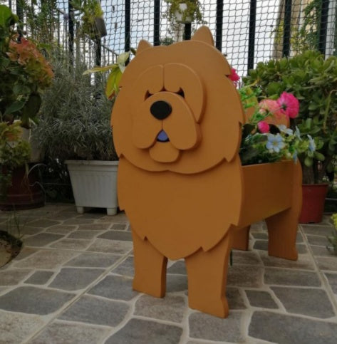 Vaso de Flores Original — Forma de Cão