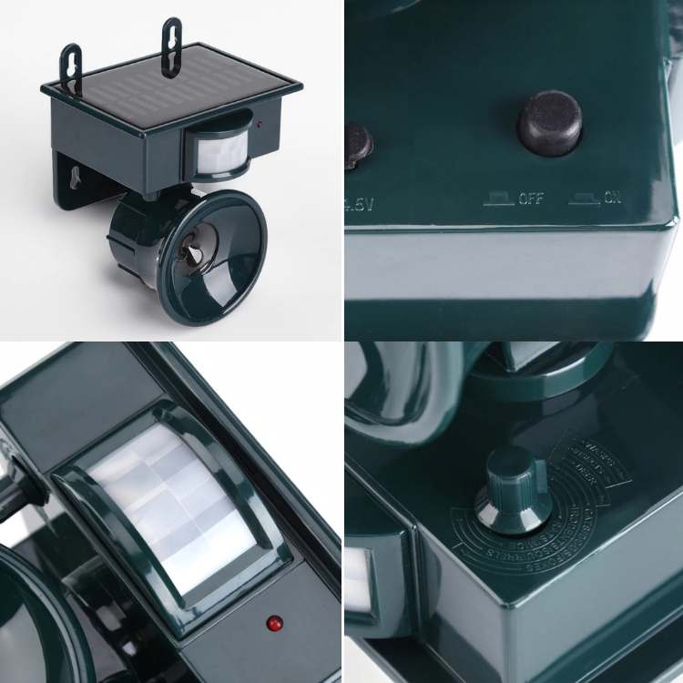 طارد إلكتروني للحديقة — يصطاد الطيور ويحمي مساحاتك