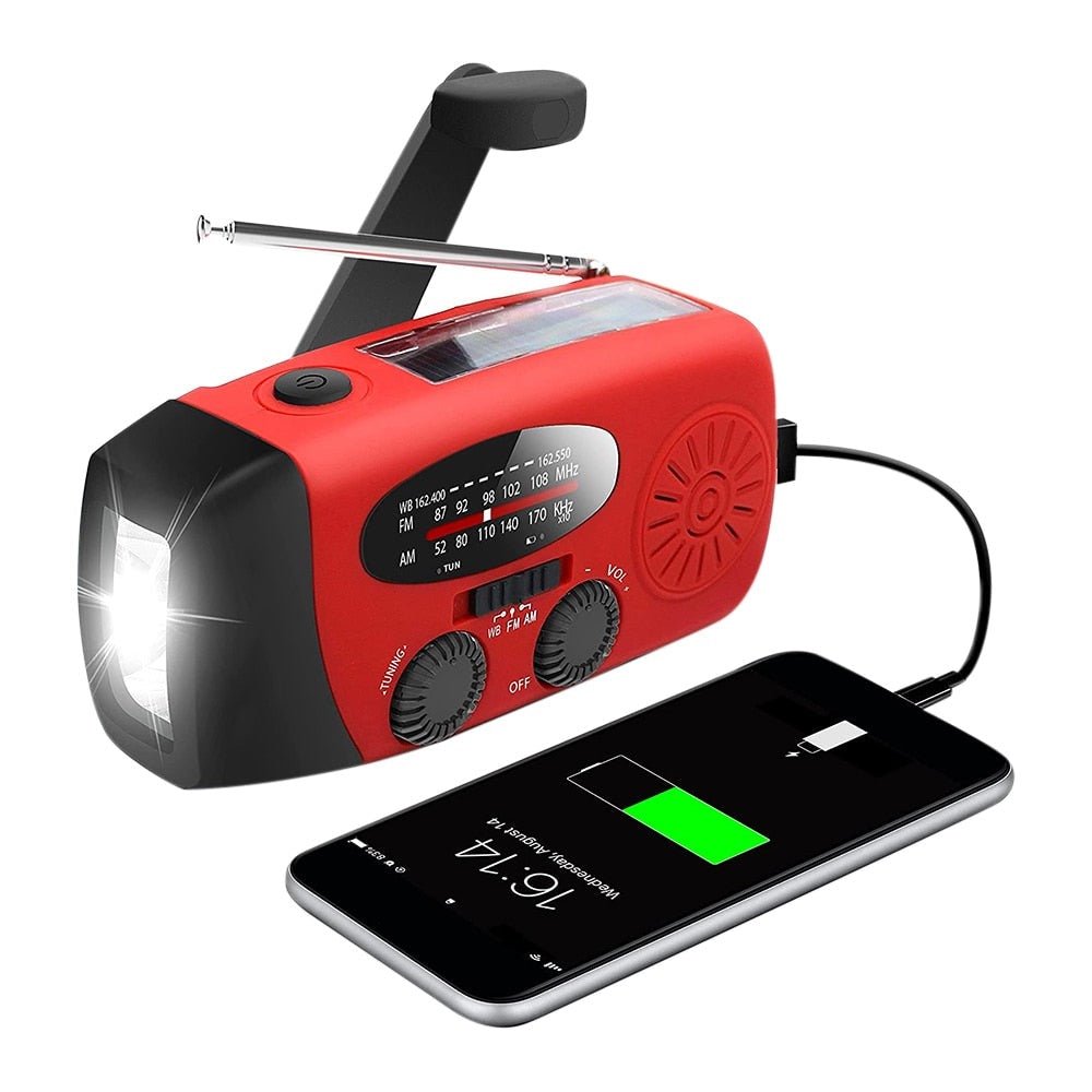 Solcelledrevet powerbank-nødradio - total sikkerhed og autonomi