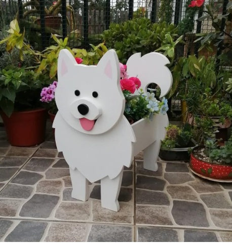 Vaso de Flores Original — Forma de Cão