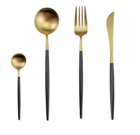 Ensemble Couverts 24 Pièces – Finition Chic Pour Table Raffinée