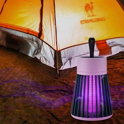 Lampe Anti-Insectes Portable — Protection Efficace Et Lumière Douce