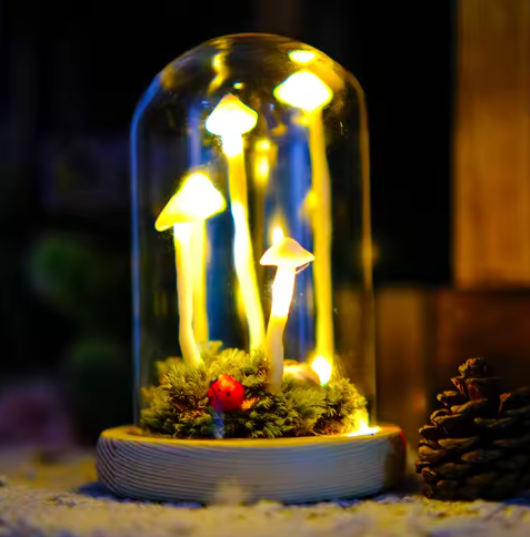 Lámpara Hongo Encantada – Magia Decorativa y Elegancia Atemporal
