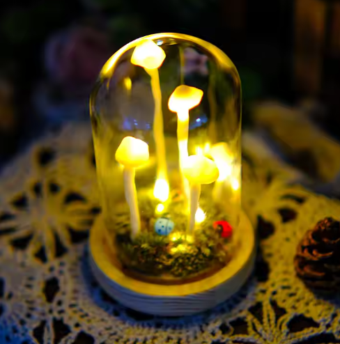 Lámpara Hongo Encantada – Magia Decorativa y Elegancia Atemporal