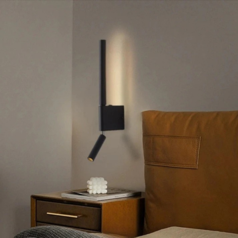 LED Væglampe med Læsearm – Praktisk og Elegant