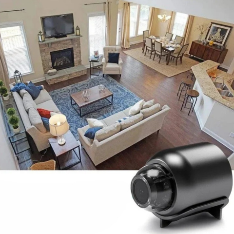 كاميرا واي فاي ذكية - بحجم صغير وجودة عالية الدقة