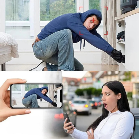 كاميرا واي فاي ذكية - بحجم صغير وجودة عالية الدقة