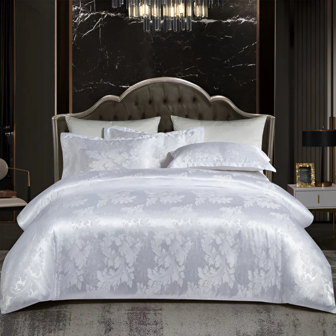 Satin Bettwäsche – Florale Eleganz und absoluter Komfort