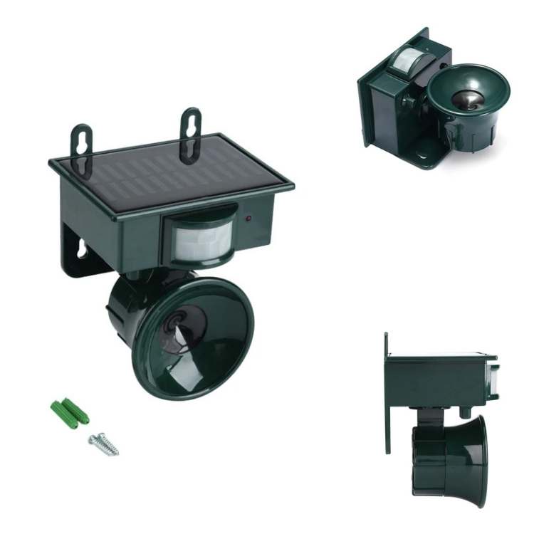 طارد إلكتروني للحديقة — يصطاد الطيور ويحمي مساحاتك