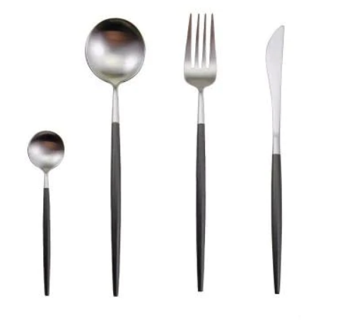 Ensemble Couverts 24 Pièces – Finition Chic Pour Table Raffinée