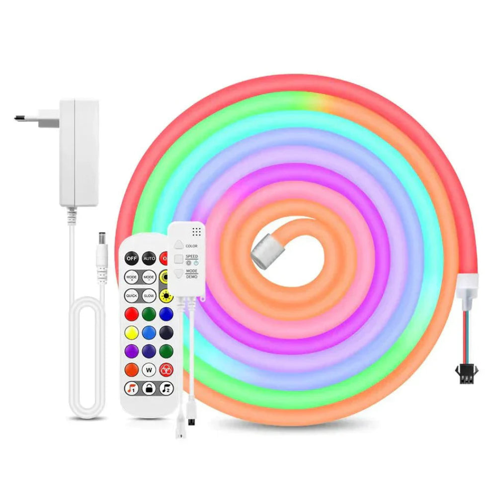 Néon Flexible LED – Contrôle Facile Via Application Mobile