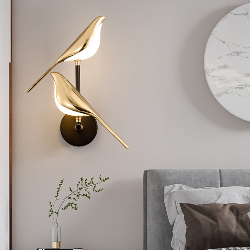 Vegglampe Fugl – Lysende og Delikat Dekorasjon