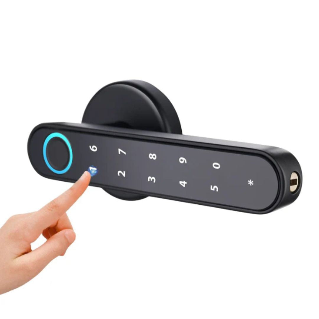 Serrură biometrică multifuncțională – securitate avansată și acces rapid