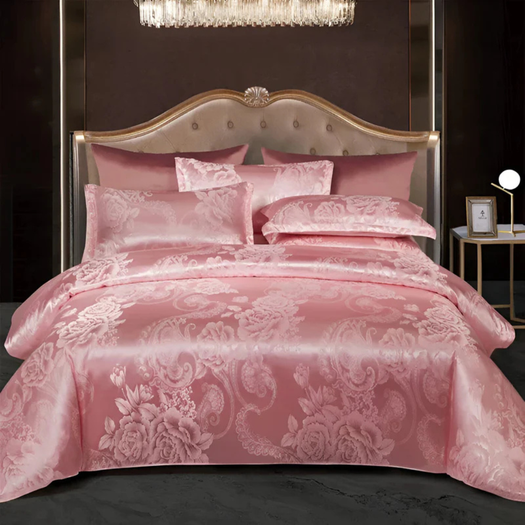 Satin Bettwäsche – Florale Eleganz und absoluter Komfort