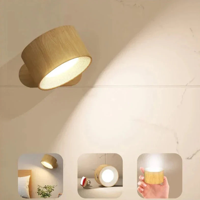 Wiederaufladbare Wandlampe – Licht, wo Sie es brauchen