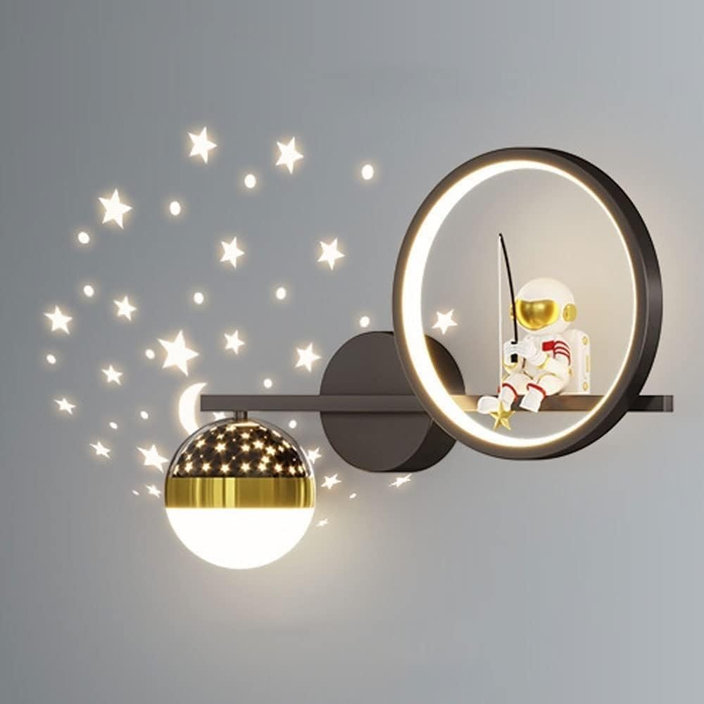 Aplique de pared LED para habitación infantil – Luz suave y atmósfera relajante