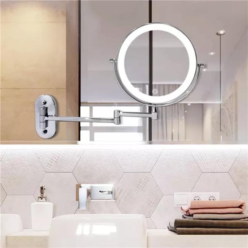 Miroir Grossissant LED – Rechargeable Et Facile À Utiliser