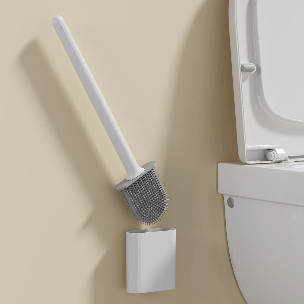 シリコン製の柔軟なトイレブラシ – 耐久性と抗菌設計