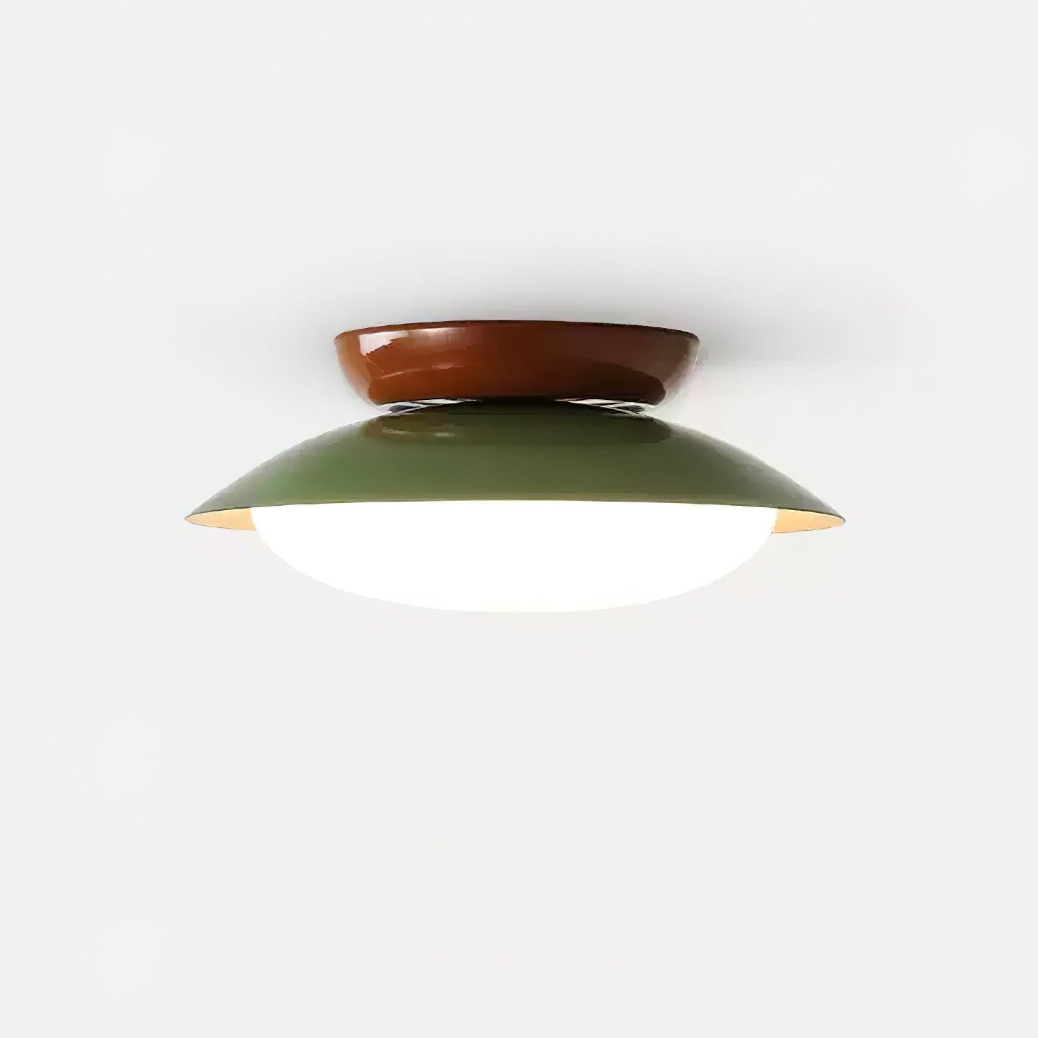 Rund LED-taklampa - naturligt sken och diskret elegans
