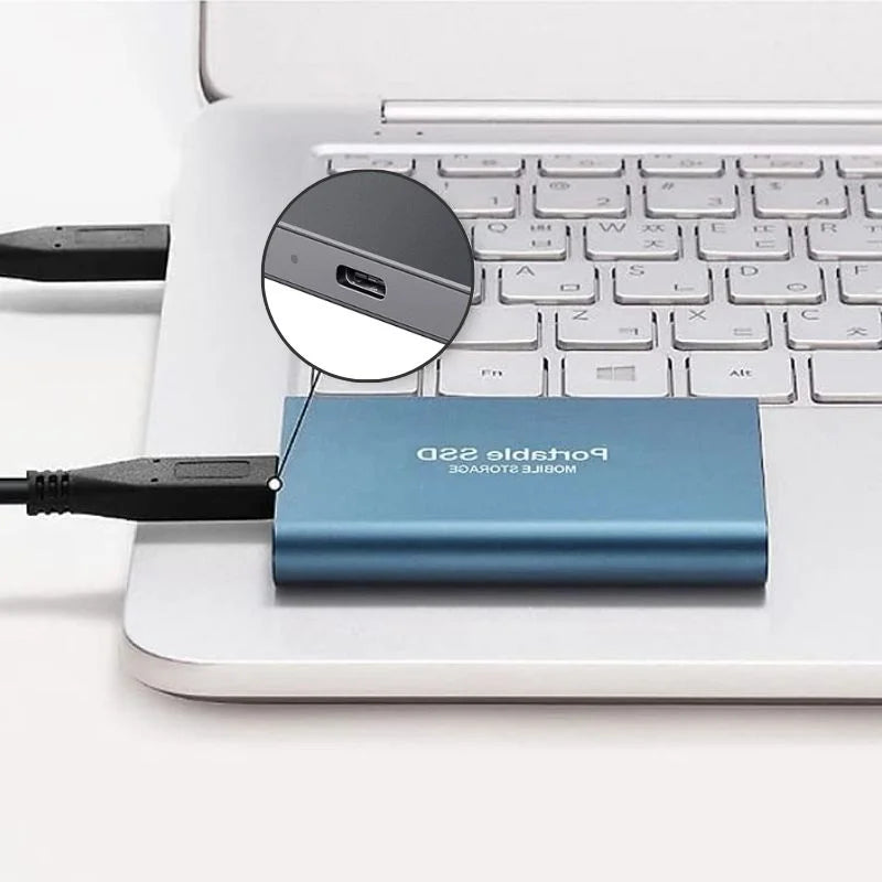 Disco SSD Externo de Alta Velocidade – Transferências Fluídas e Compactas