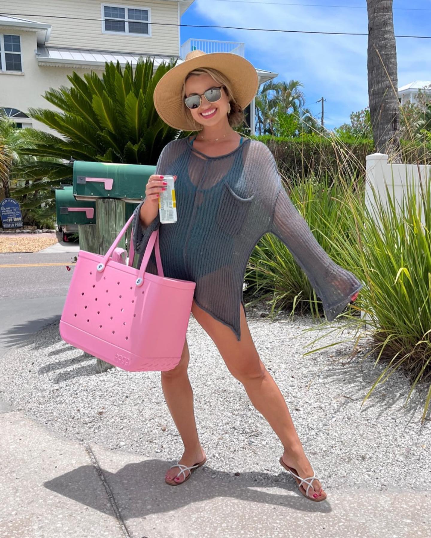 Saco de praia rígido - Design colorido e grande capacidade