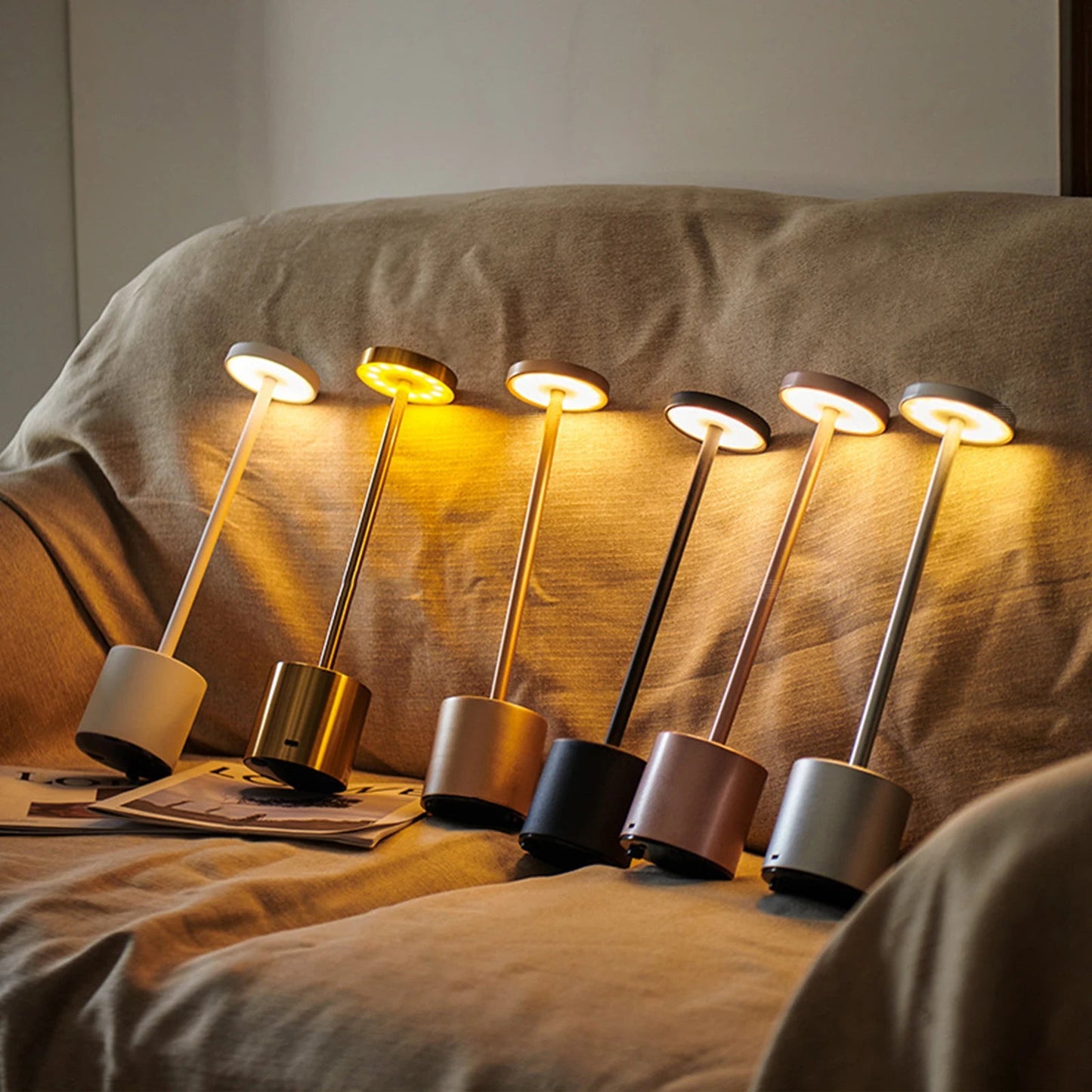 Tischlampe LED mit Touch-Funktion und wiederaufladbar – Praktische und moderne Beleuchtung 