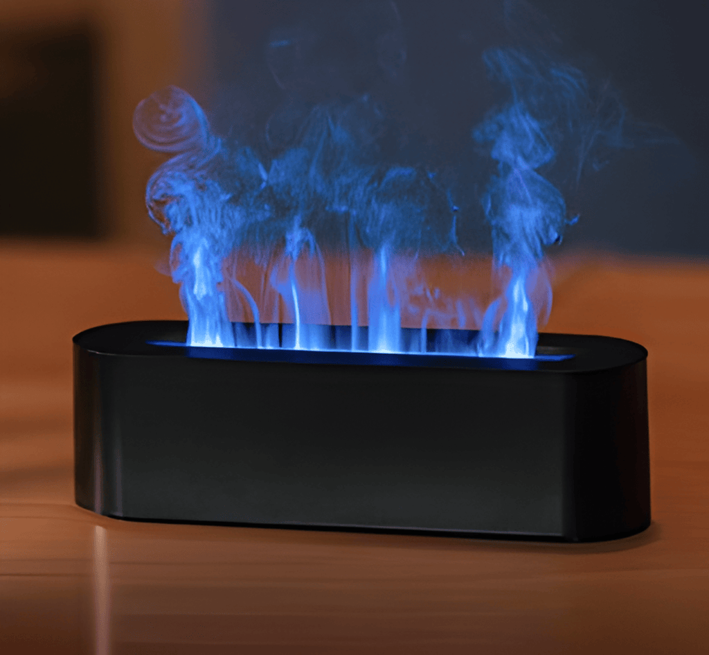 USB Aroma Diffuser med mångfärgad LED-belysning - avslappnande atmosfär och lätt dimma