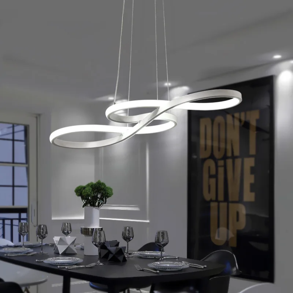 Moderne LED-ophæng i ringe – Elegant og futuristisk design 
