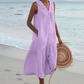 Sandrine | Vestido Ligero de Verano – Elegancia y Escote en V 
