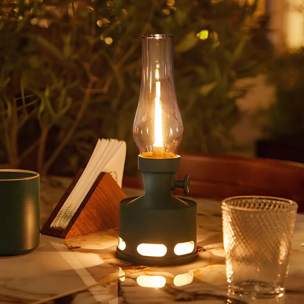 Retro LED-lantaarn – Elegante decoratieve verlichting 