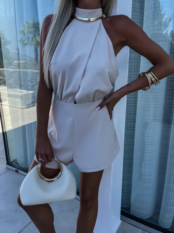 Dorcas | Elegant Kort Overall – Djärv och Raffinerad Stil 