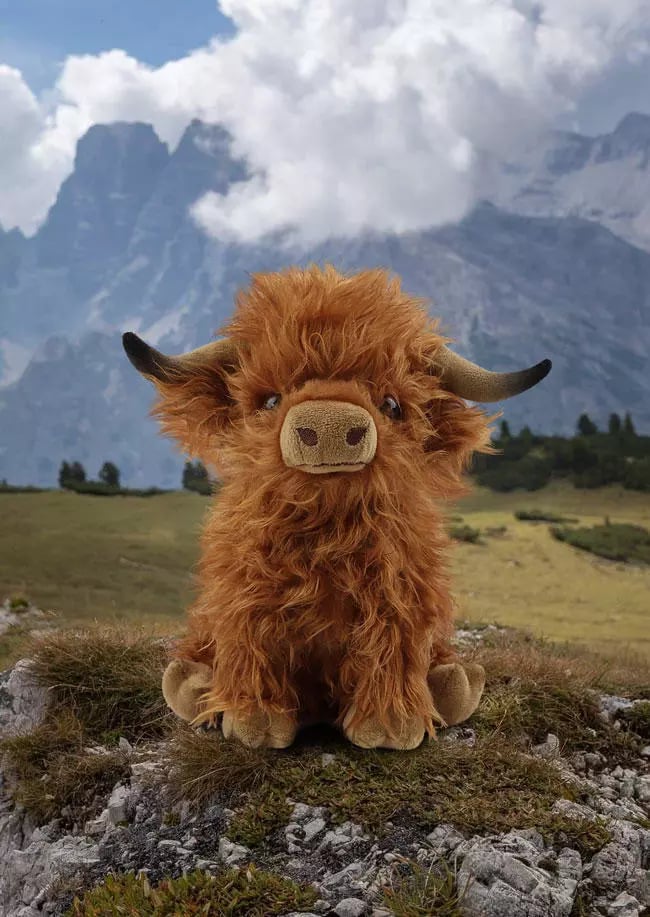 Peluche Vache des Highlands Écossaise