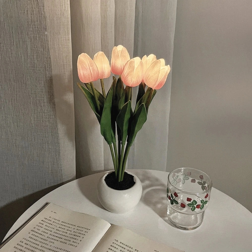 Lampă decorativă Tulipă – Ambianță caldă și rafinată 