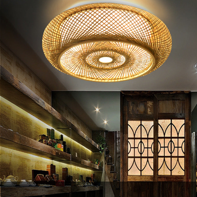 Naturalna bambusowa lampa wisząca - elegancja i autentyczność