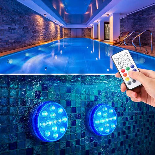 LED-Unterwasserlampe mit Fernbedienung – Wasserdichtes und vielseitiges Licht 