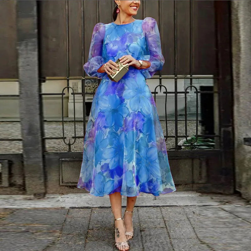 Sophie | Blommig Klänning Elegant – Chic Och Feminin Stil 