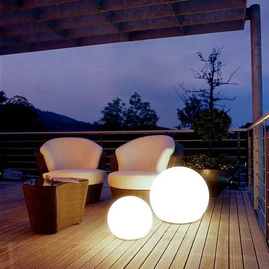 Kabellose Außen-Sphärenlampe – Elegante und mobile Beleuchtung 