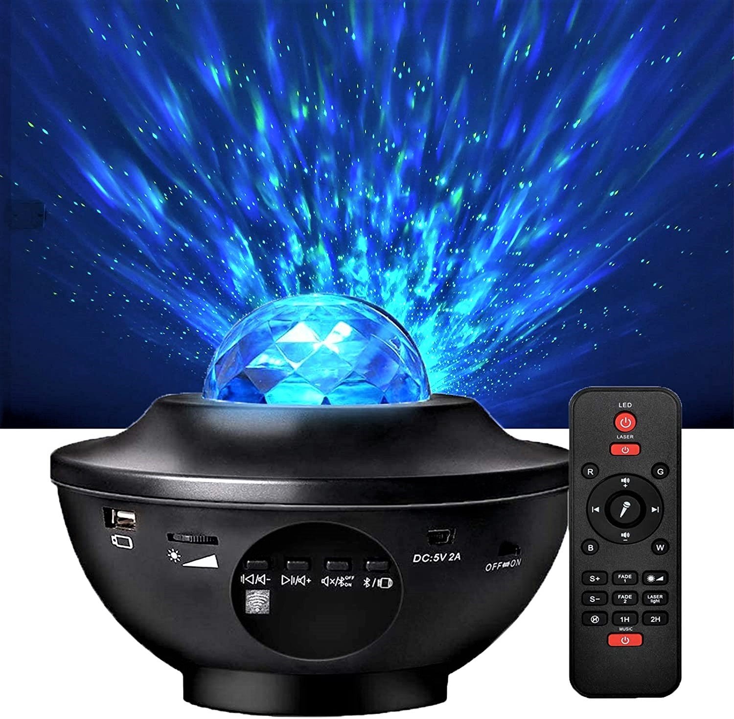 Galaxy Lichtprojektor - Leuchtende und beruhigende Dekoration