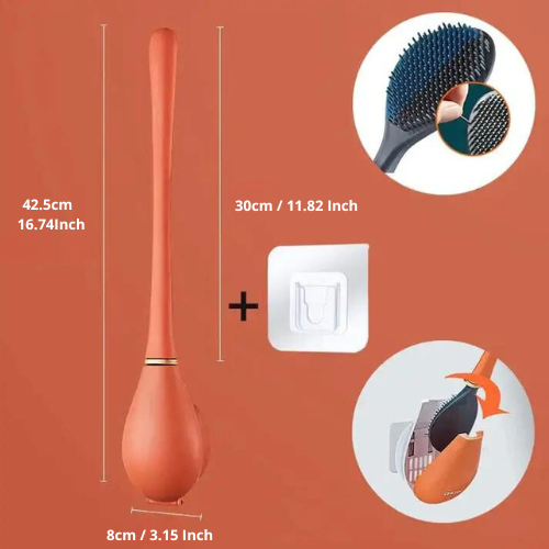 SmartBrush - Pincel WC de silicona elegante e higiénico