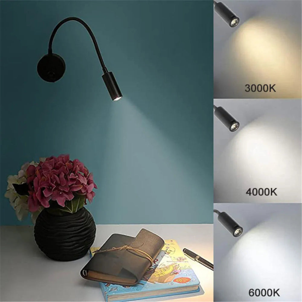 Fleksibel LED-vegglampe - mobilitet, eleganse og målrettet lys