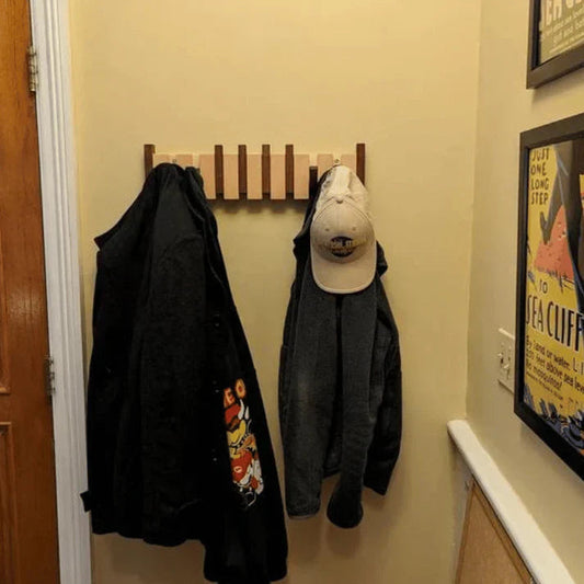 Perchero de Pared Diseño – Estilo Piano Original y Elegante 
